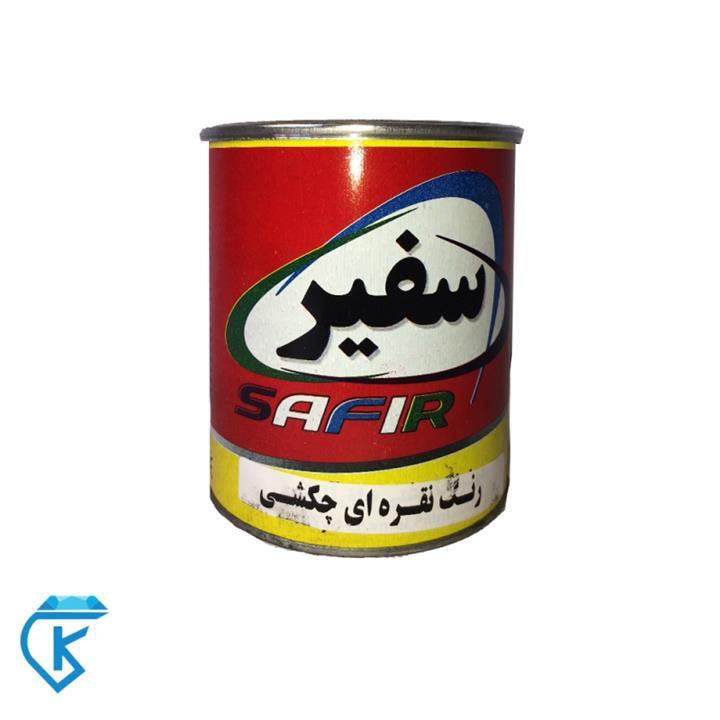 رنگ چکشی نقره ای گالن سفیر